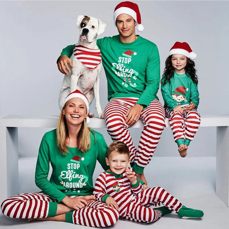 Elfing PJs Matching Family Christmas Pyjamas