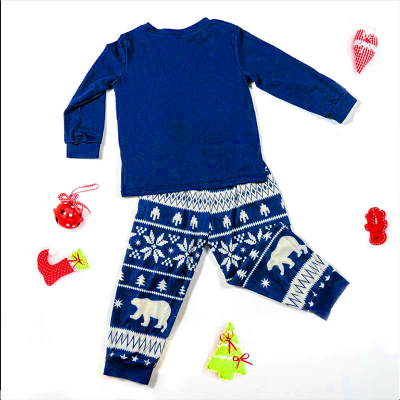 Cute Christmas tree pajamas for the family