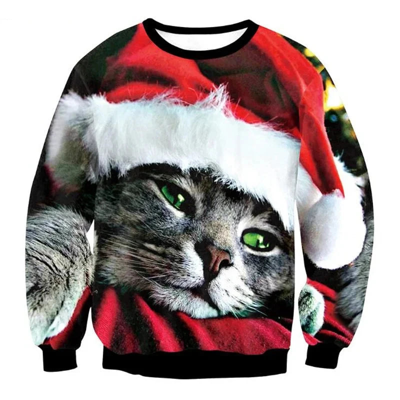 Christmas jumper with cats on clearance