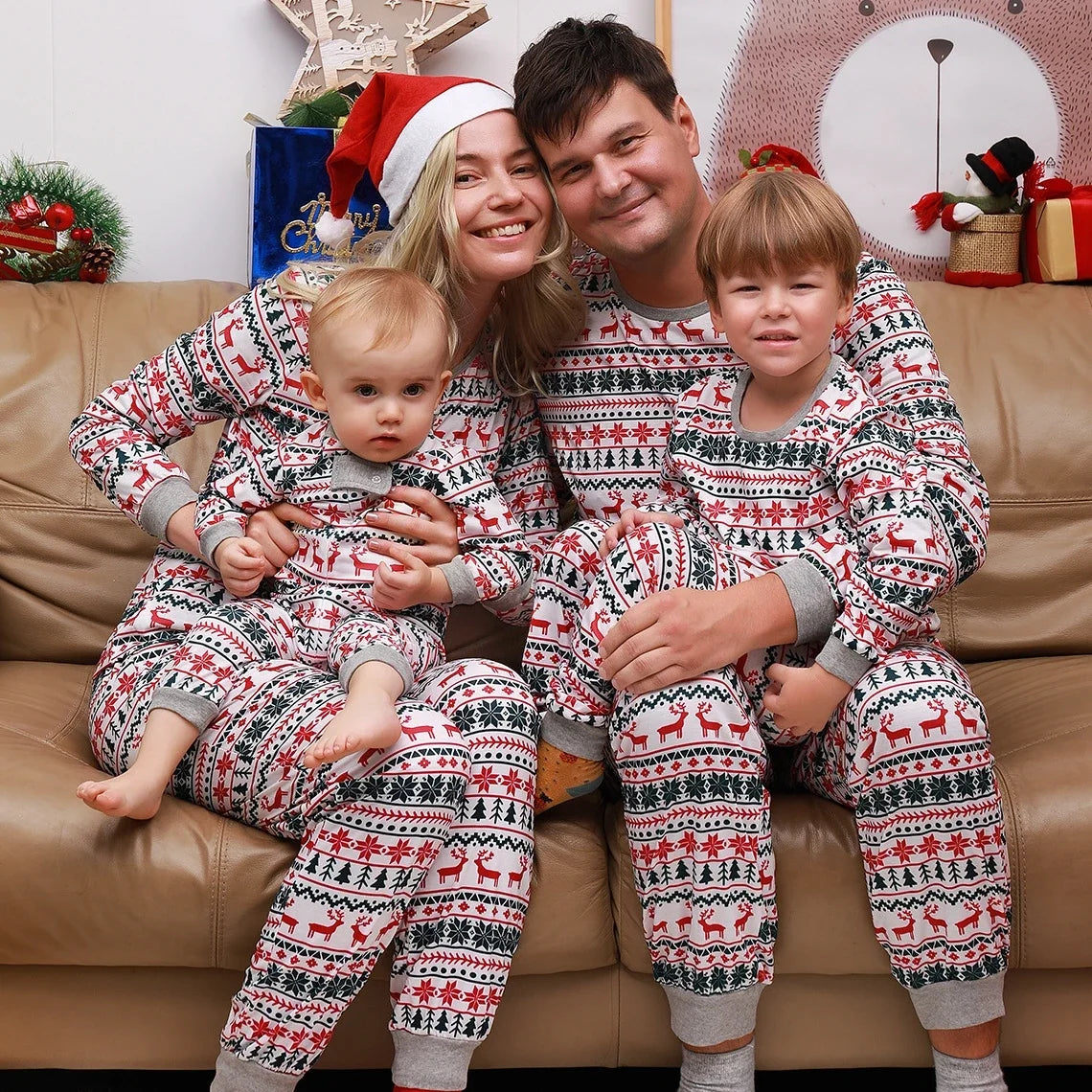 Matching family holiday pajamas deals