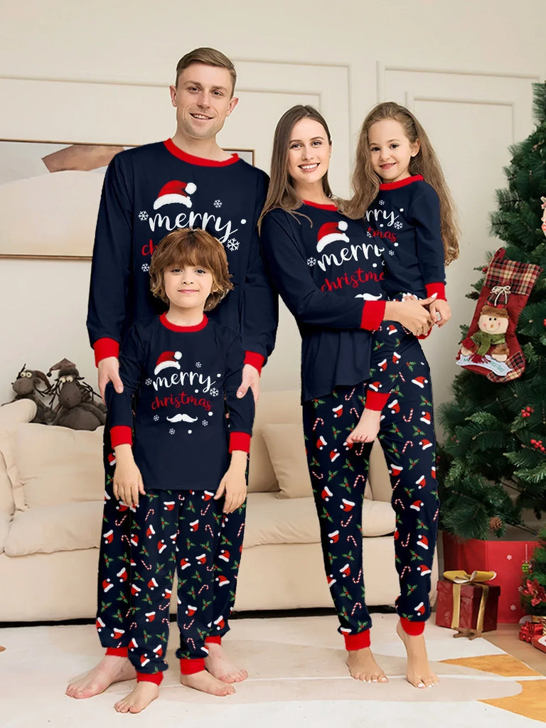 Matching Family Christmas Pyjamas Shop Matching PJs for Families Blue Matching Family Christmas Pajamas