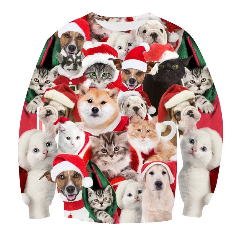 Dog christmas jumper womens online